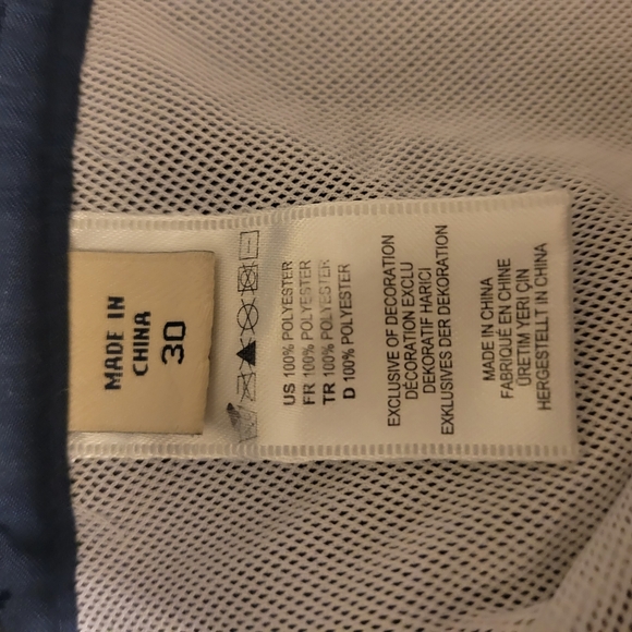 Jachs NY  Mens Hampton Hybrid Fit Navy Swim Shorts Lightweight. Size 30 - Picture 4 of 8